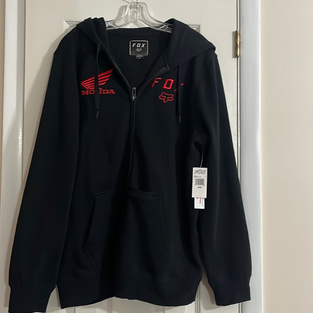 Fox men’s large hoodie black